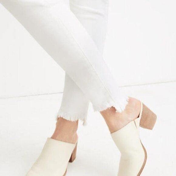 Madewell jeans white 10" High-Rise Skinny Jean size 32 - Picture 2 of 14